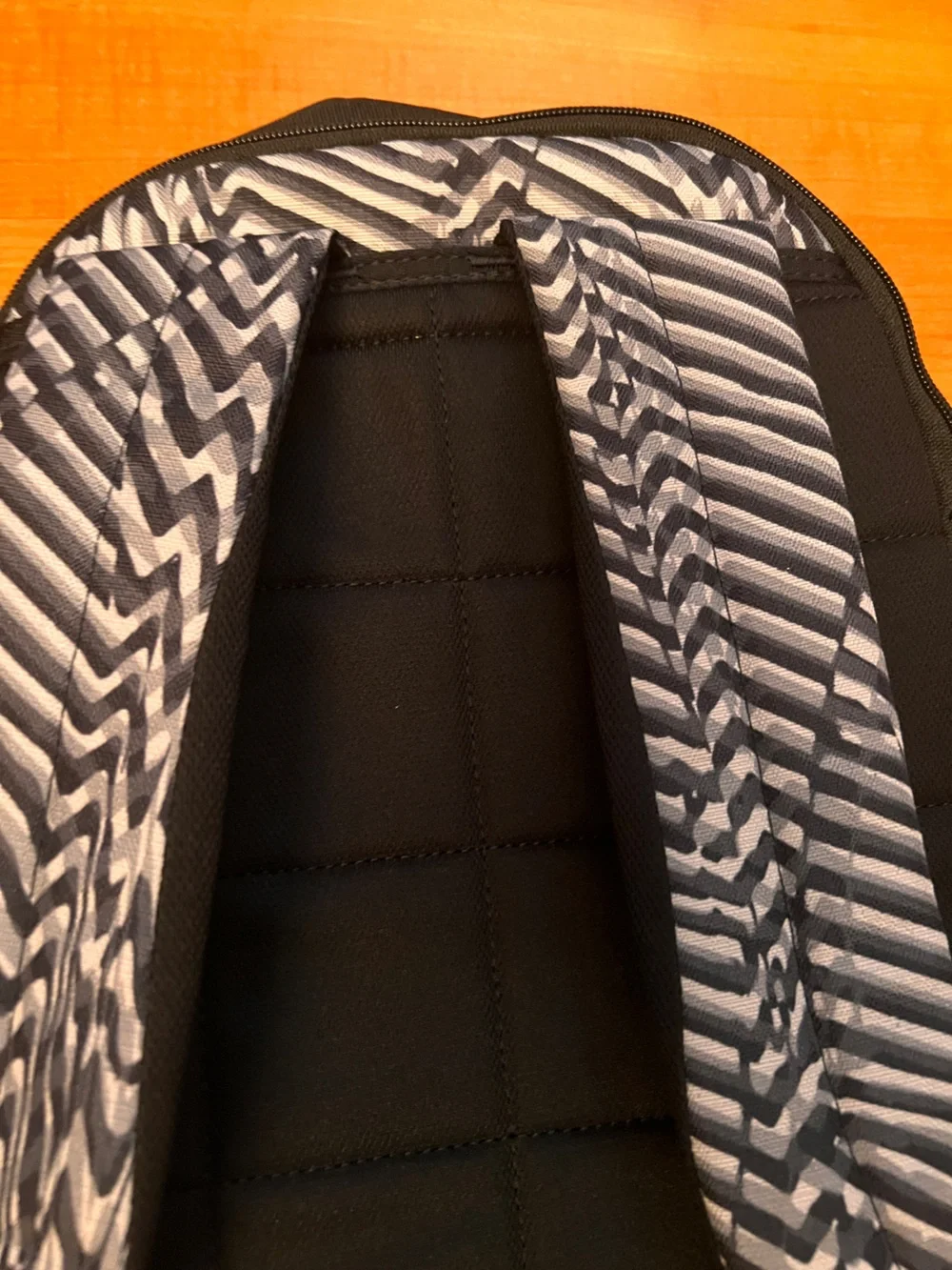 Nike Black & White Zebra-Print Backpack with Large Swoosh